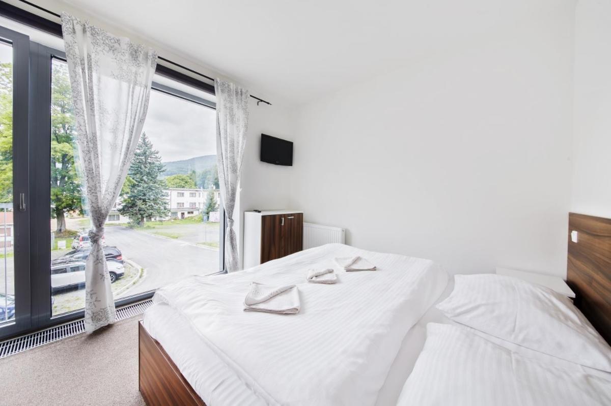 Luxusni Horsky Apartman Primo U Sjezdovky Kouty Loučná nad Desnou Kültér fotó